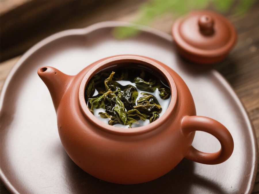 泡在茶壶中的铁观音
