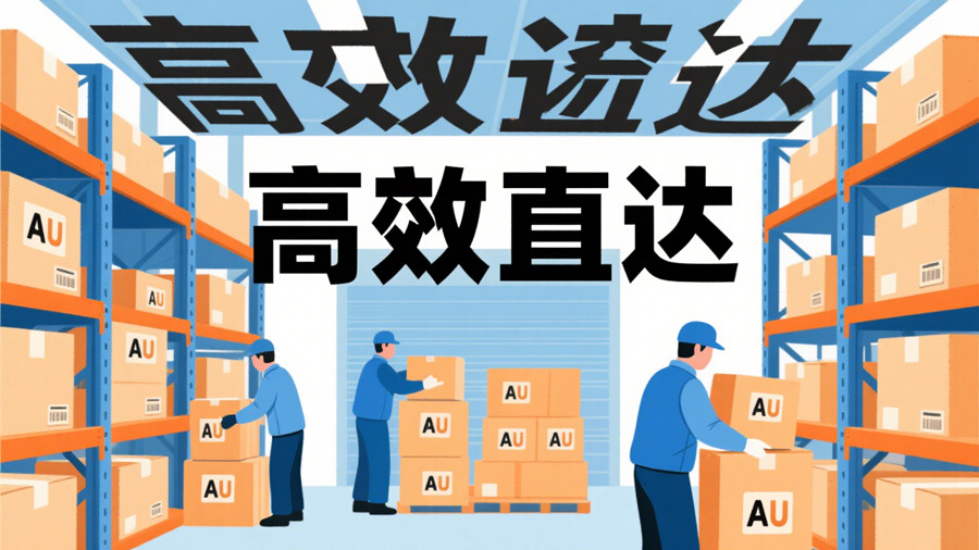 澳洲物流专线优势之一：高效直达